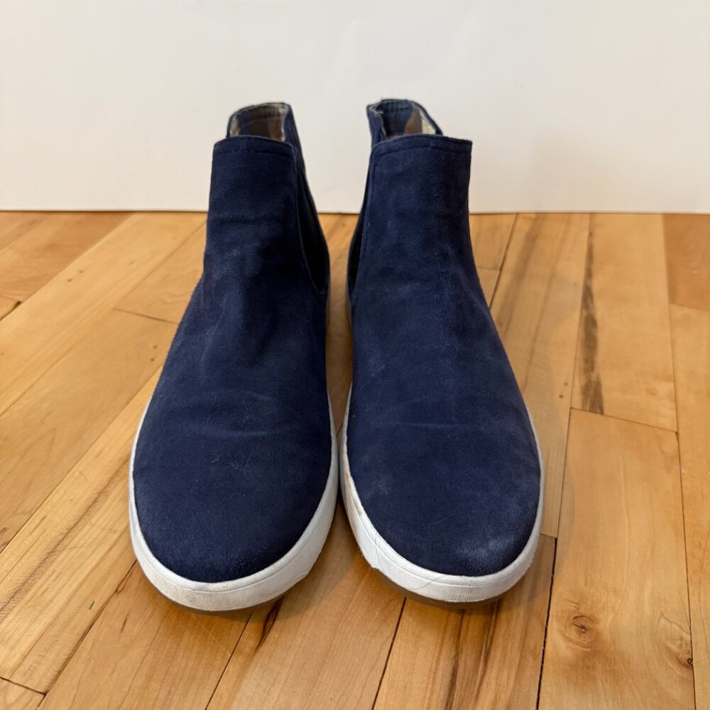 Tommy Bahama Women's Suede Cove Palms Relaxology Ankle Bootie Navy Size‎ 10 - Picture 5 of 9